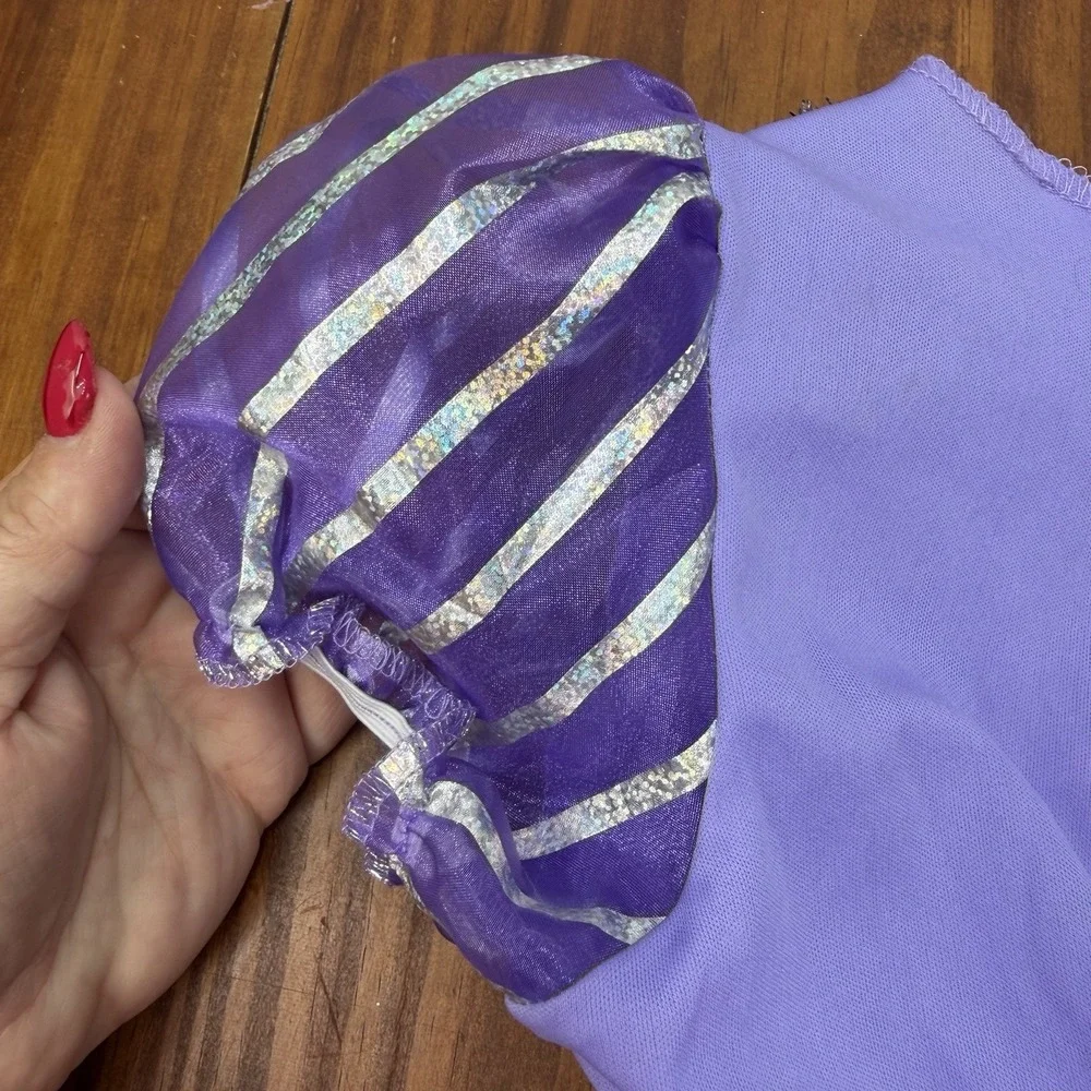 Disney Jakks Rapunzel Tangled Costume Dress Girls 4-6x Purple Princess NWOT